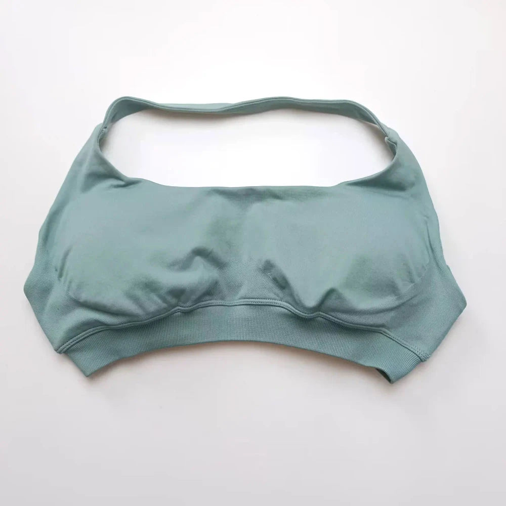 Nclagen Seamless Open Back Sports Bra
