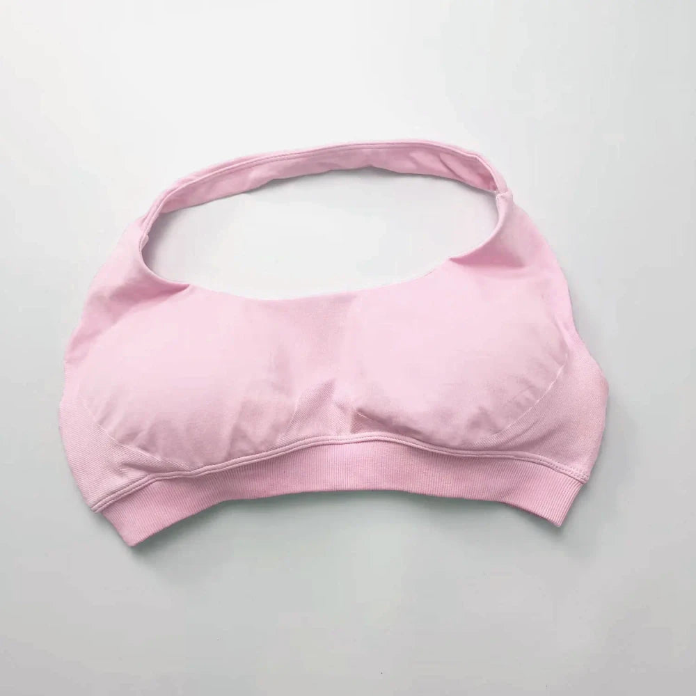 Nclagen Seamless Open Back Sports Bra