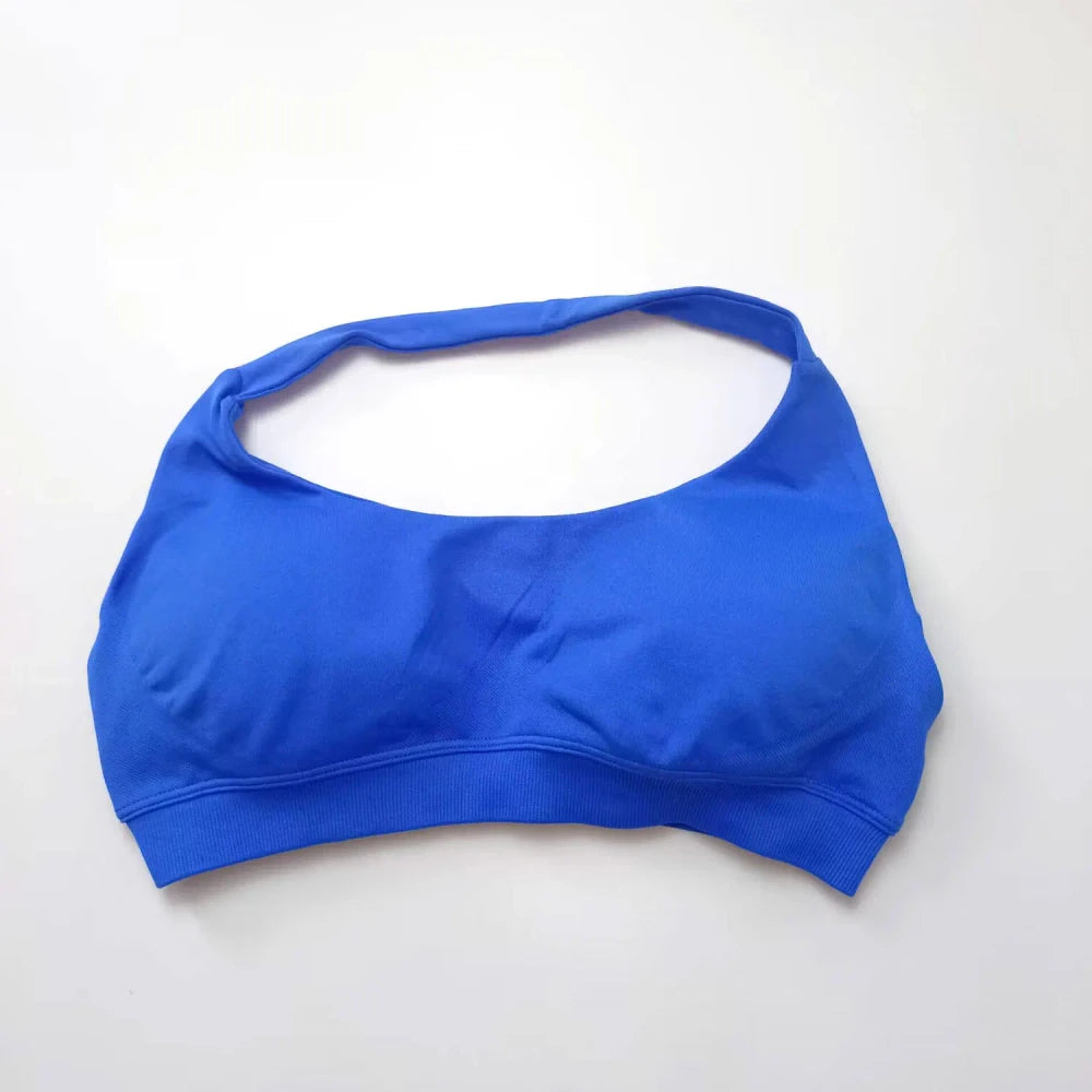 Nclagen Seamless Open Back Sports Bra
